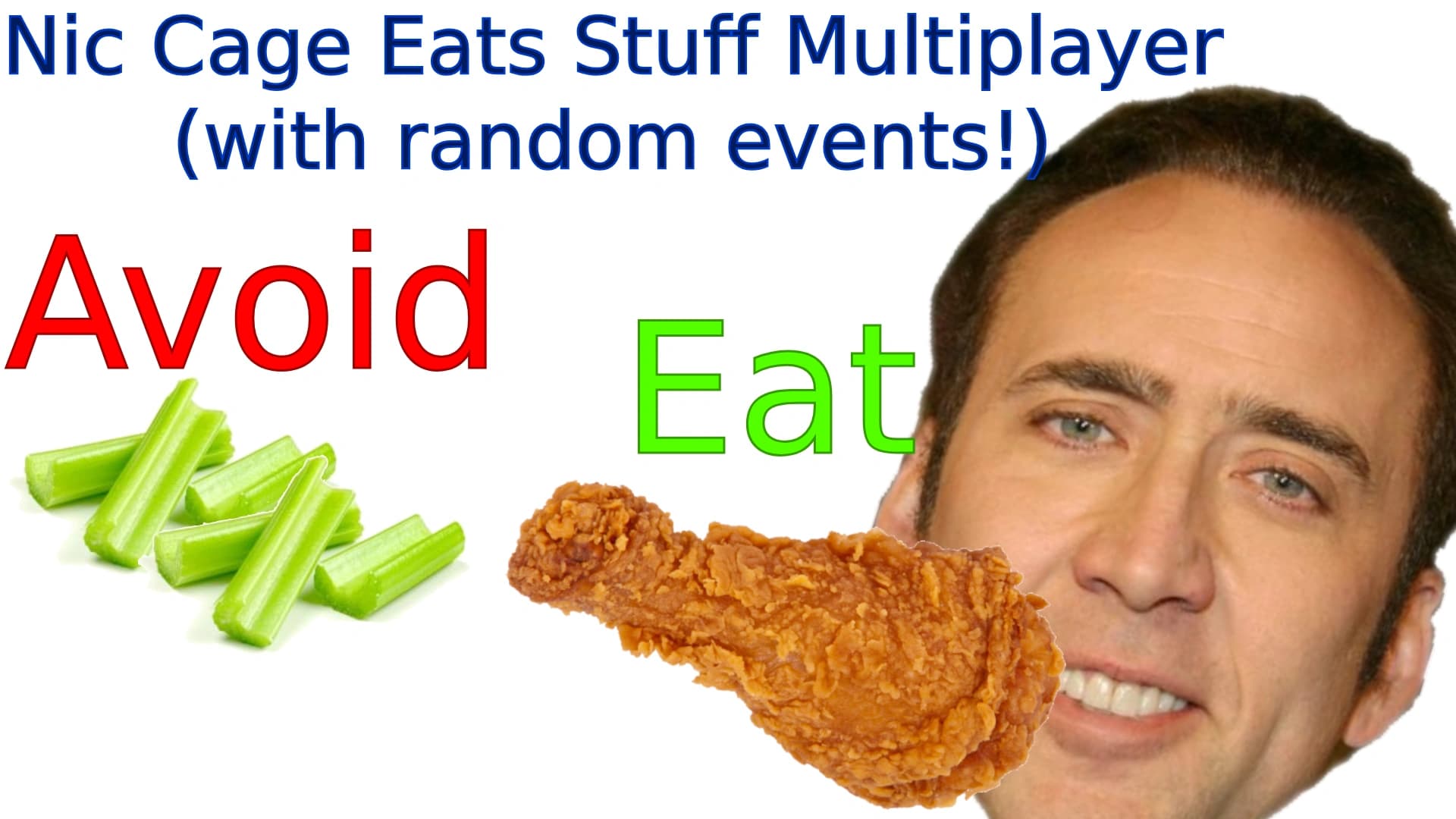Nic Cage Eats Stuff Multiplayer (events edition)