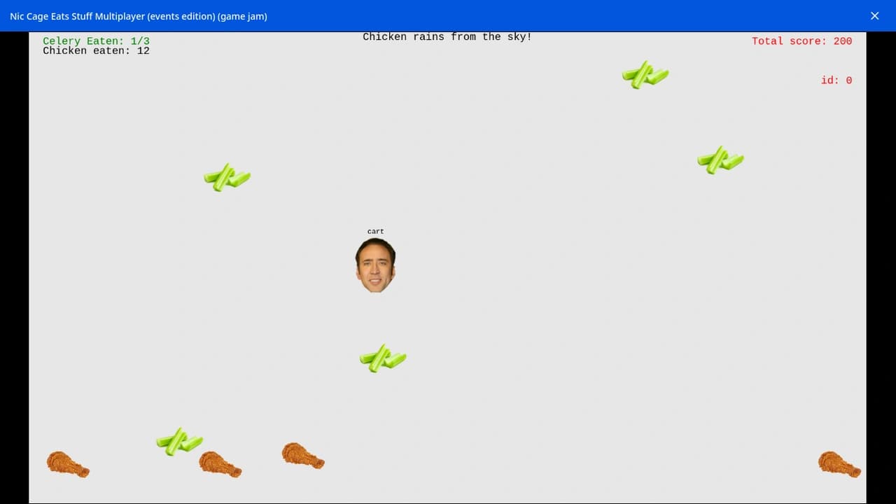 Nic Cage Eats Stuff Multiplayer (events edition) screenshot 2