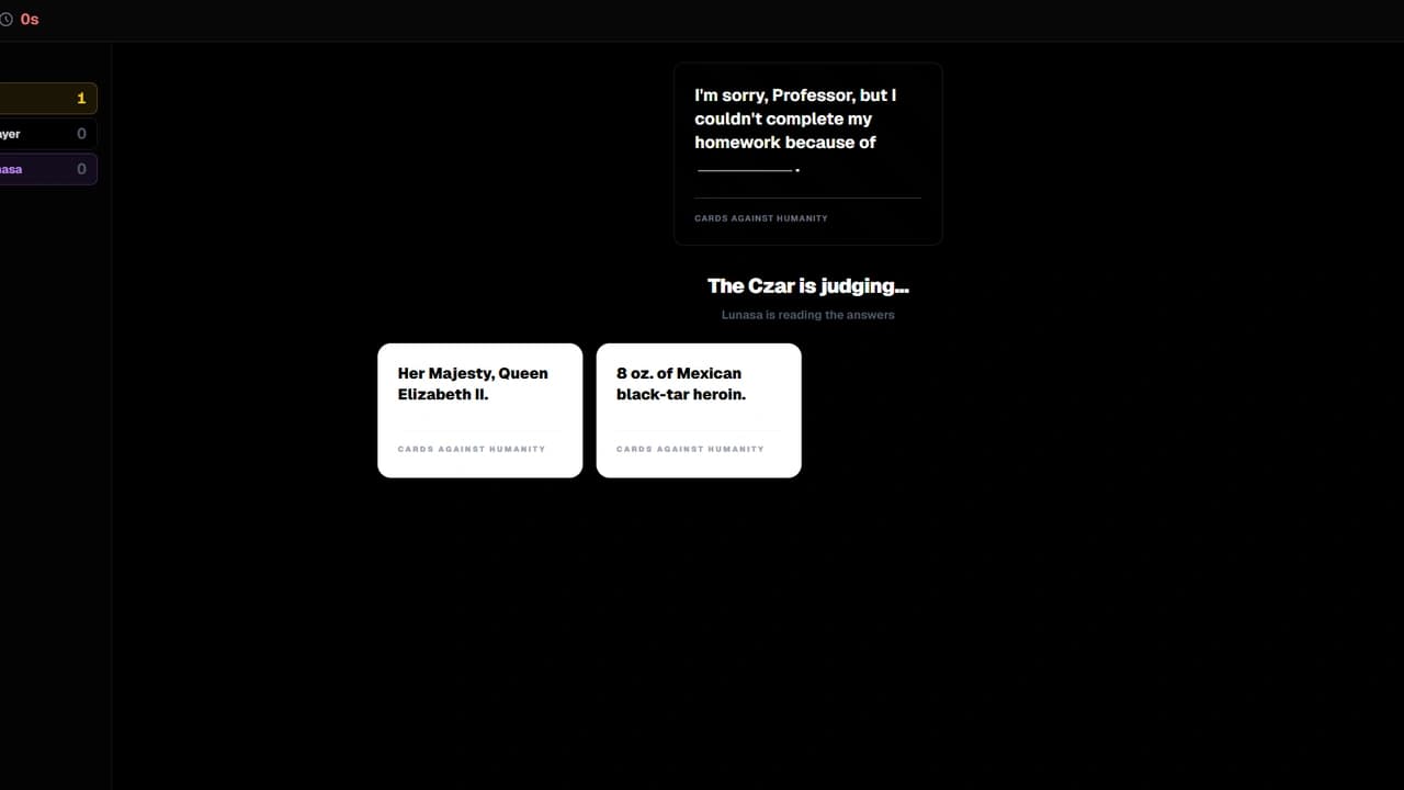 Cards Against Humanity screenshot 4